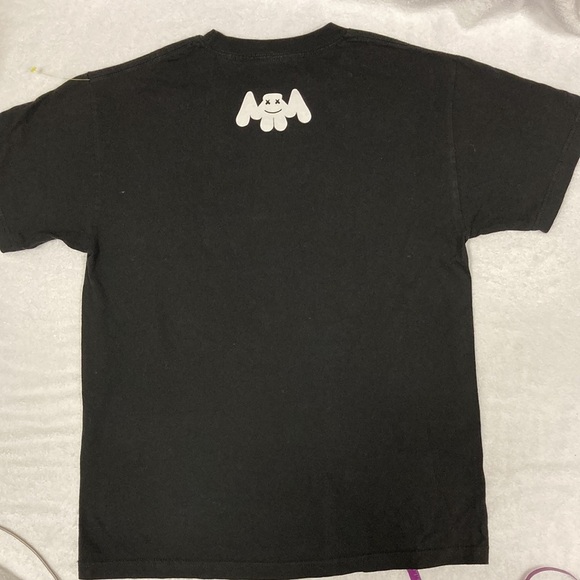 Mellogang marshmallow smile face black tee size medium - Picture 7 of 8